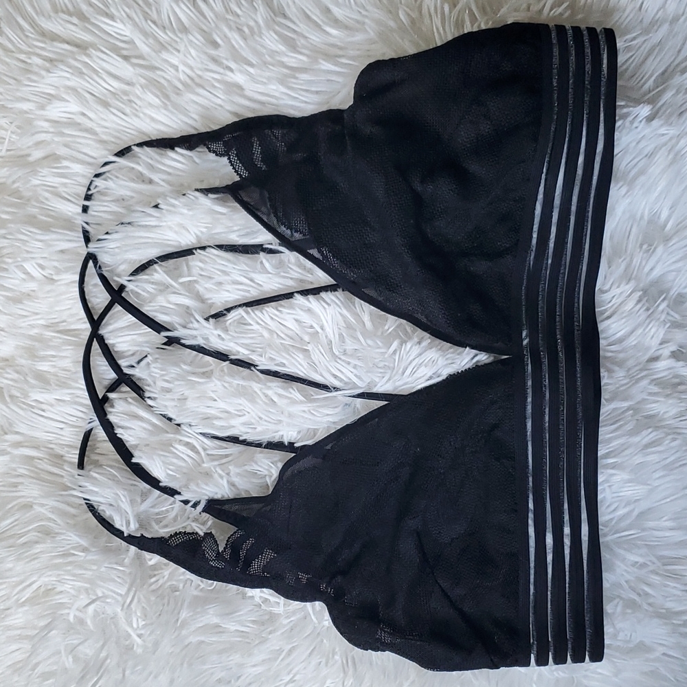 Pink by Victoria's Secret Bralette Black Small